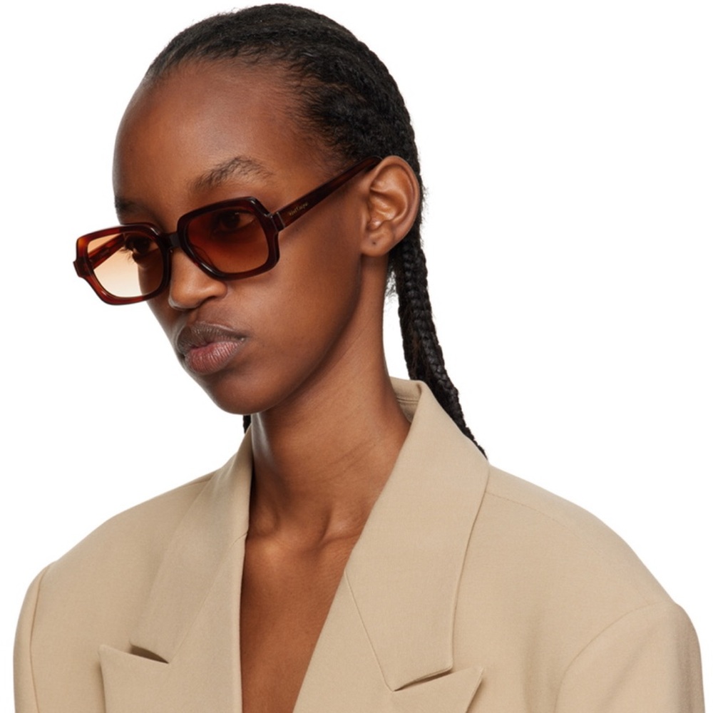 VELVET CANYON Tortoiseshell 'L'Homme' Sunglasses